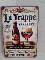 La Trappe trappist metalen bord, Ophalen of Verzenden, Zo goed als nieuw, Reclamebord