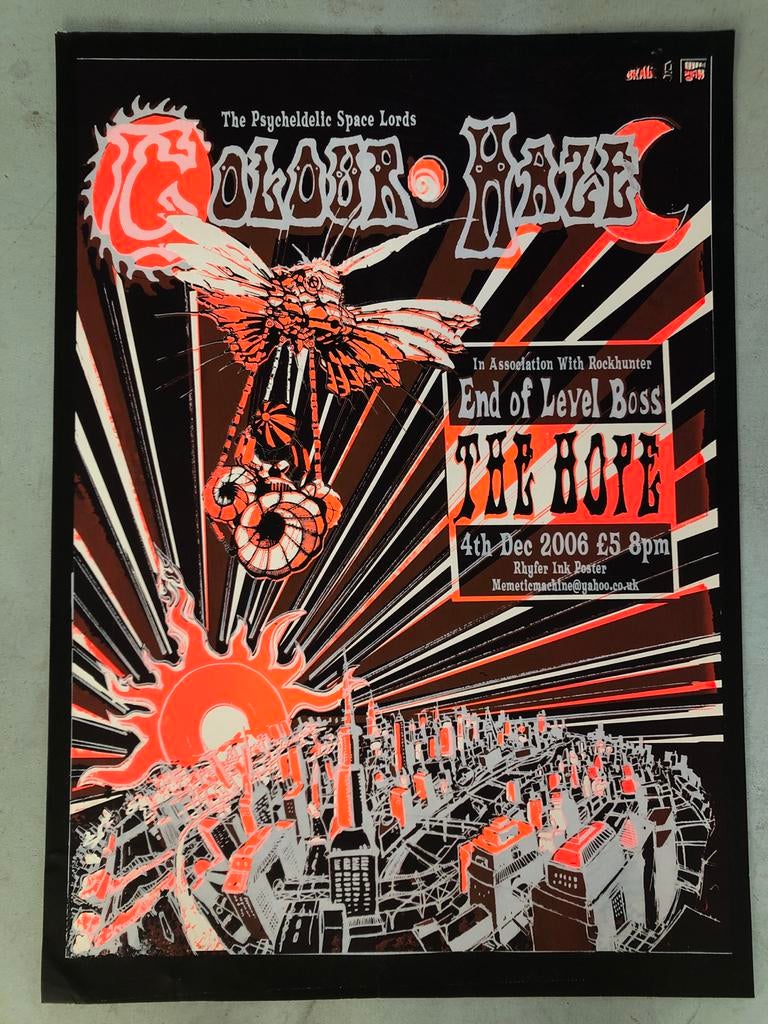 Colour Haze - End of Level Boss Poster, Verzamelen, Ophalen of Verzenden, Zo goed als nieuw