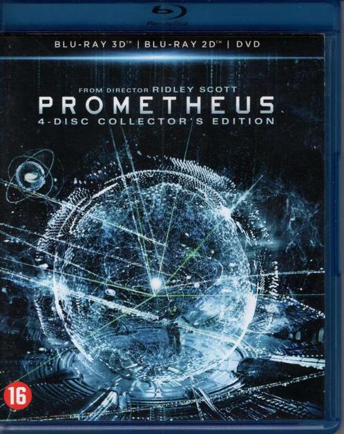 Prometheus - 4 disc collector's Edition 3D/2D - NL uitgave, Cd's en Dvd's, Blu-ray, Zo goed als nieuw, 3D, Verzenden