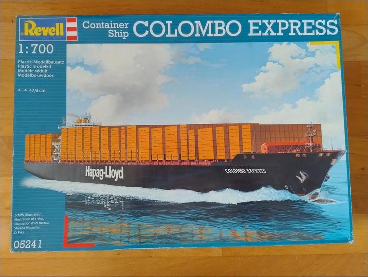 Revell Colombo Express 1:700 Modelbouwdoos, Hobby en Vrije tijd, Modelbouw | Auto's en Voertuigen, Zo goed als nieuw, Overige typen