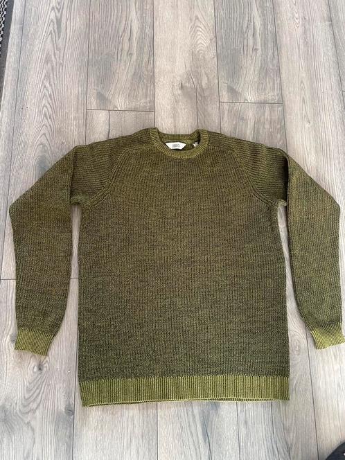 Zo goed als nieuwe Solid Trui met lichtgroene Boorden maat M, Kleding | Heren, Truien en Vesten, Zo goed als nieuw, Maat 48/50 (M)