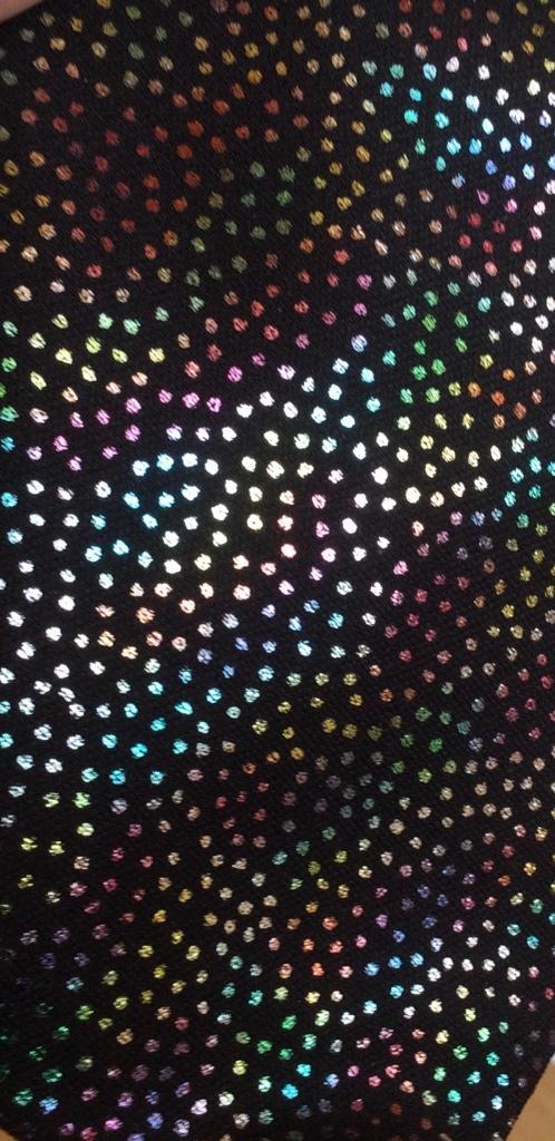 Stropdas zwart met regenboog glinsters, Kleding | Heren, Stropdassen, Gedragen, Met patroon, Zwart, Ophalen of Verzenden