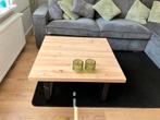 Industriële salon tafel, Huis en Inrichting, Tafels | Salontafels, 50 tot 100 cm, Vierkant, Zo goed als nieuw, Minder dan 50 cm