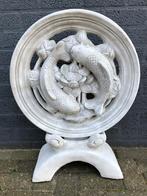 Groot Koi karper vijver ornament, vol steen., Ophalen of Verzenden
