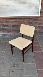 Vintage Louis van Teeffelen Uppsala eetkamerstoelen, Ophalen, Gebruikt, Bruin, Vier