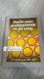 M.M.A. Reith - Recht voor professionals in de zorg, Ophalen of Verzenden, Zo goed als nieuw, M.M.A. Reith; F.J.A. Beumer