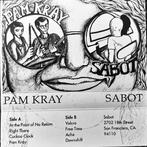 sabot/pam kray-alt/punk/jazz/noise-ZELDZAAM-cassettebandje, Verzenden, Gebruikt, 1 bandje, Origineel