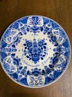 Vintage Porseleinen Delfsblauwe Borden, Ophalen of Verzenden