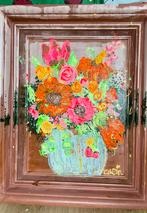 Kleurrijk abstract schilderij - Carin Art, Ophalen of Verzenden