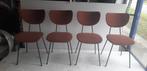 Set van 4 Kembo W.H.Gispen eetkamerstoelen model 101, Huis en Inrichting, Stoelen, Ophalen of Verzenden, Gebruikt, Vier