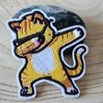 Strijk embleem Iron on Patch applicatie Dansende kat  Strijk, Hm, Nieuw, T, Ophalen of Verzenden