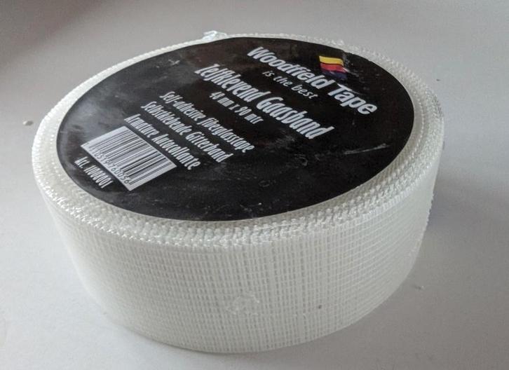 Zelfklevend gaasband, Doe-het-zelf en Verbouw, Isolatie en Afdichting, Nieuw, Overige materialen, Minder dan 4 cm, Minder dan 5 m²