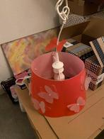 Roze Kinderkamerlamp met Vlinders, Ophalen, Zo goed als nieuw, Kunststof, Minder dan 50 cm