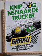 Grote vintage sticker Graku wielen banden truck accessoires, Ophalen of Verzenden, Zo goed als nieuw