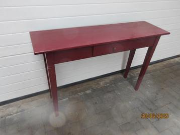 site table donkerrood met kleine la beschikbaar voor biedingen