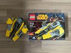 Lego star wars Jedi Interceptor 75038 met mini figs, Gebruikt, Ophalen of Verzenden