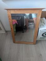 Oud grenen spiegel, Gebruikt, Ophalen of Verzenden, Minder dan 100 cm, Rechthoekig
