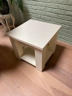 Bijzettafel 50x50 hoogte 45cm, Huis en Inrichting, Tafels | Bijzettafels, Minder dan 55 cm, Vierkant, Zo goed als nieuw, Hout