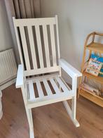Witte Schommelstoel - Kinderkamer, Huis en Inrichting, Fauteuils, Ophalen of Verzenden, Gebruikt, Hout, Klassiek