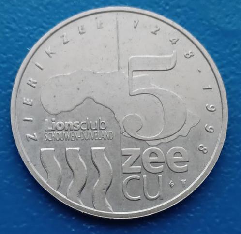 Penning Zierikzee 5 ZeeCU - 1998, Postzegels en Munten, Penningen en Medailles, Overige materialen, Nederland, Verzenden