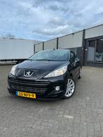 Peugeot 207 1.6 16V CC 88KW 2010 Zwart/Airco, Origineel Nederlands, Te koop, Benzine, 4 stoelen