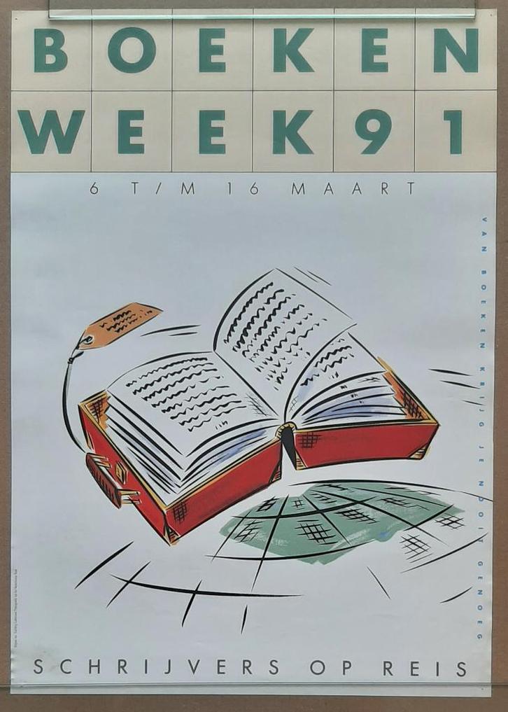 1991 56ste Boekenweek - Schrijvers op reis - Cees Nooteboom, Boeken, Boekenweekgeschenken, Zo goed als nieuw, Ophalen of Verzenden