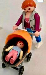 Te koop, Playmobil Poppetje met wandelwagen., Ophalen