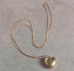 Quartz horloge medallion ketting IZGS, Ophalen of Verzenden, Zo goed als nieuw, Goud, Overige materialen