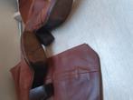 Italiaanse handgemaakte laarzen mt.40, Kleding | Dames, Schoenen, Hoge laarzen, Bruin, Ophalen of Verzenden, Zo goed als nieuw
