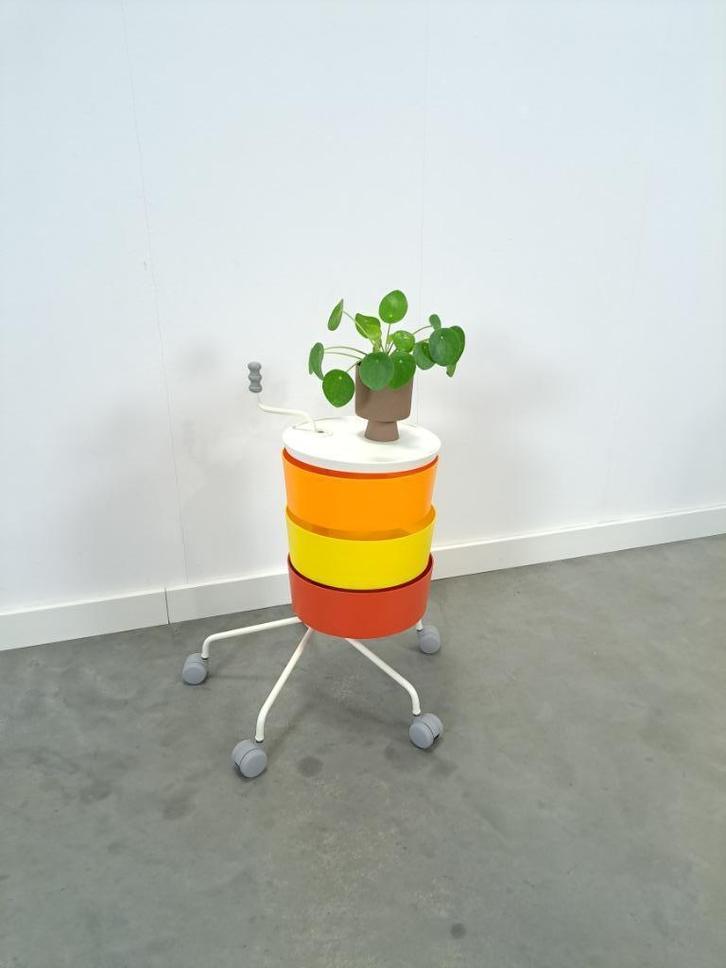 Ikea kunststof trolley PS Klyftig jaren 90, bijzettafel, Verzamelen, Retro, Huis en Inrichting, Ophalen of Verzenden