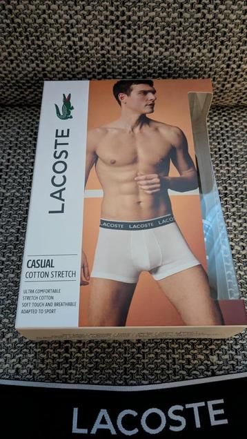 Lacoste Nieuw Heren ondergoed boxers Trunk Maat L 2-Pack
Cot beschikbaar voor biedingen