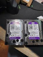 2x4TB WD Purple, Computers en Software, Harde schijven, Intern, Gebruikt, Desktop, 4TB