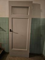 Gezocht: Oude houten Bruynzeel paneeldeuren, Ophalen, Gebruikt, Minder dan 80 cm, Binnendeur
