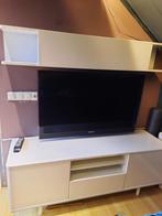 TV meubel wit hoogglans, Overige materialen, 150 tot 200 cm, Minder dan 100 cm, 25 tot 50 cm