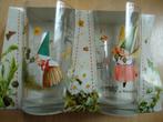 Rien Poortvliet Kabouter glazen. PRIJS IS PER SET, Huis en Inrichting, Glas of Glazen, Nieuw, Ophalen of Verzenden, Glas