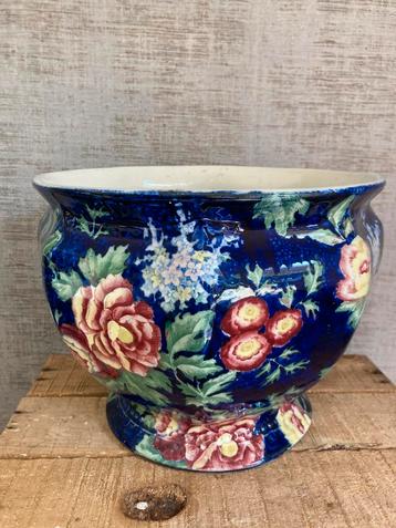 Antieke Booths jardinière- "Peony & lilac“- ca. 1910 - 1920 beschikbaar voor biedingen