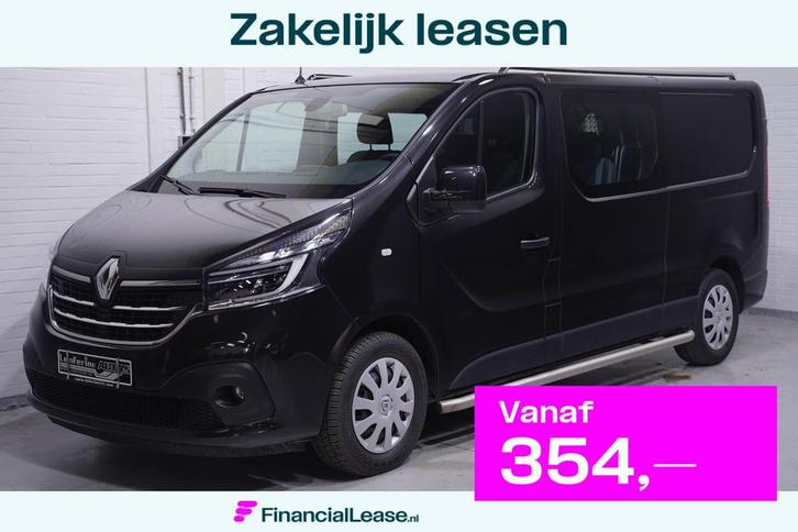 Renault Trafic 2.0 dCi 120 pk L2H1 Dubbel Cabine 5p, NAP Cam, Auto's, Bestelauto's, Bedrijf, Lease, Financial lease, ABS, Achteruitrijcamera