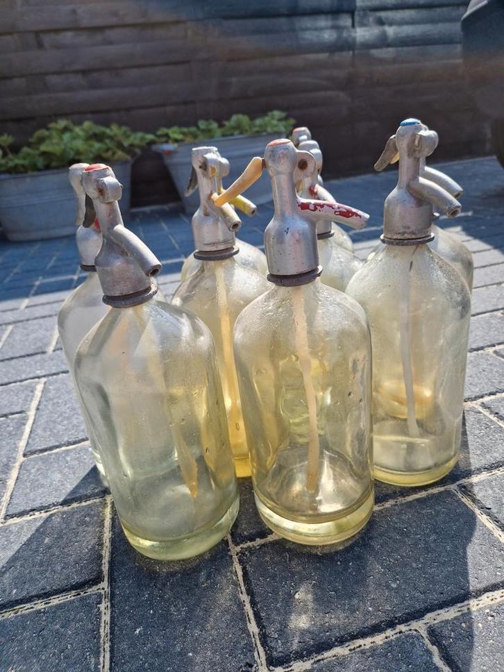 Oude Spuitfles - Brocante Decoratie 8 euro per stuk, Antiek en Kunst, Antiek | Glas en Kristal, Ophalen of Verzenden