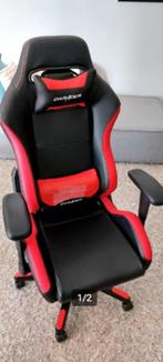 DXRacer OH/DF88/NR gaming stoel, Huis en Inrichting, Bureaustoelen, Ophalen, Gebruikt, Zwart, Gaming bureaustoel