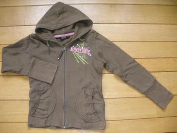 PROTEST kapuchon vest leger groen maat 164 beschikbaar voor biedingen