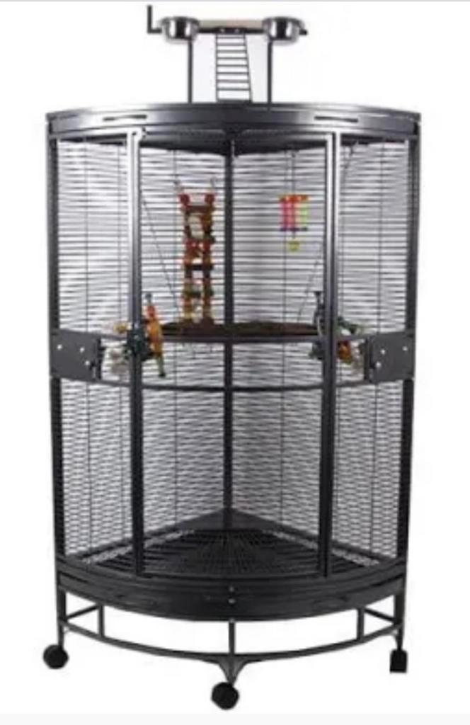 Ruime vogelkooi Strong Nadia XL, Dieren en Toebehoren, Vogels | Hokken en Kooien, Zo goed als nieuw, Vogelkooi, Metaal, Ophalen