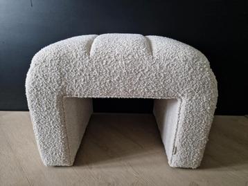 riviera maison brera hocker creme beige  beschikbaar voor biedingen
