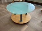 Glazen salontafel met de tableau's, Ophalen, 50 tot 100 cm, Glas, Rond