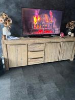 Tv meubel, Ophalen, Gebruikt, 150 tot 200 cm, Acacia white wash