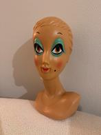 Vintage Twiggy Hoofd Mannequin, Antiek en Kunst, Ophalen of Verzenden