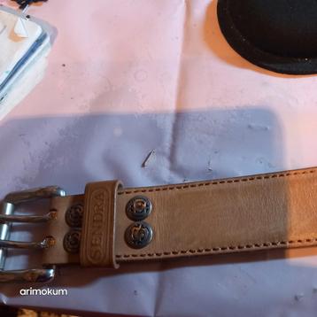 Sendra Leren Riem Lichtbruin 105cm . beschikbaar voor biedingen