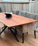 Bruuts eettafel 270cm, Ophalen, Rechthoekig, 200 cm of meer, 50 tot 100 cm