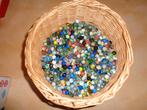 Mooie Rieten Mand Ruim Half vol met knikkers., Kinderen en Baby's, Ophalen of Verzenden, Gebruikt