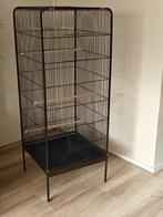 Vogelkooi (54 x 54 x 141 cm) + spullen, Dieren en Toebehoren, Ophalen, Gebruikt, Metaal, Vogelkooi