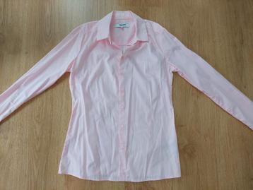 Licht rose getailleerd blousje mt. XS H&M ZGAN! beschikbaar voor biedingen